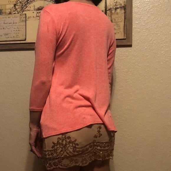 {Arizona Jeans Co} pink light weight cardigan XS/S - Picture 4 of 5